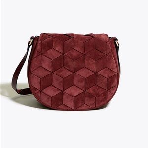 Welden Escapade Saddle Bag in Burgundy